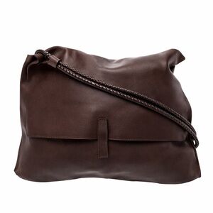 ‼️1 HR SALE‼️ ✨Falor Le Borse Made In Italy Woven Leather Tote Bag - Brown✨